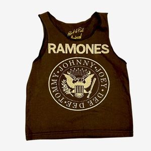 Rock &‎ Roll Animal kids Ramones punk rock tank top (unisex)